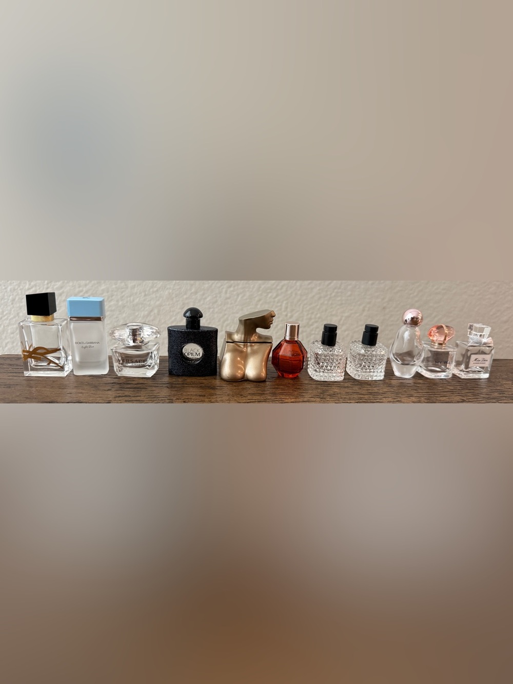 ♻️EMPTY Miniature Designer Perfume Bottles, lot of 11